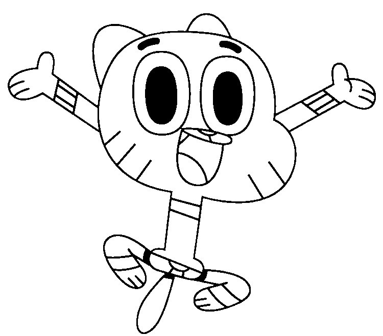 Gumball kolorowanki